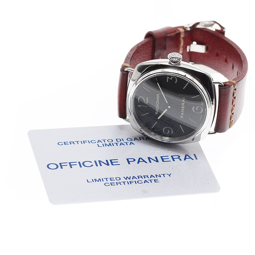 PANERAI Radiomir base PAM00210 black Dial Hand Winding Men's Watch_952783