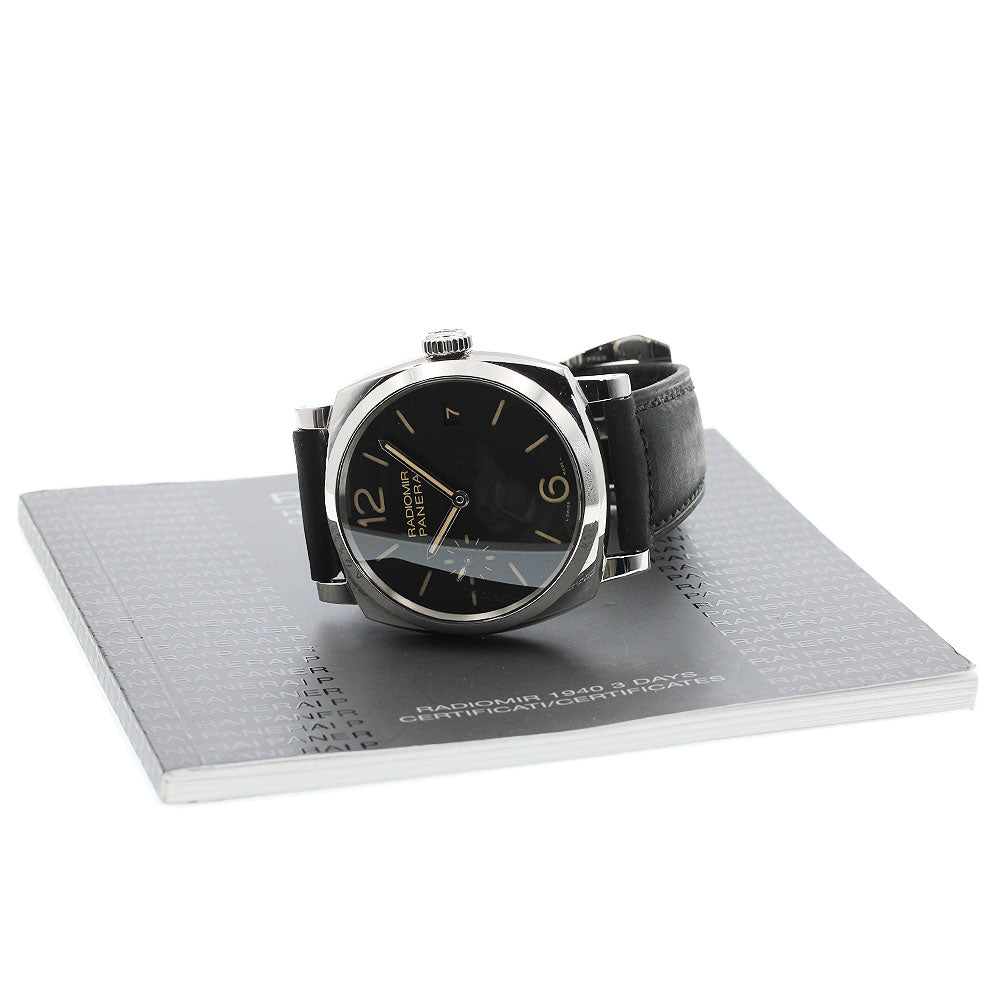 PANERAI Radiomir 1940 3 Days PAM00514 black Dial Hand Winding Men's Watch_952787