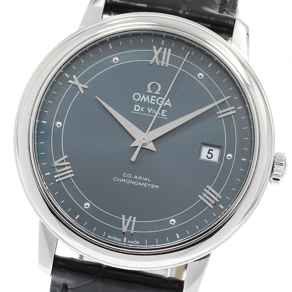OMEGA De Ville Prestige 424.13.40.20.03.002 Date Navy Dial Automatic Men's Watch_952808