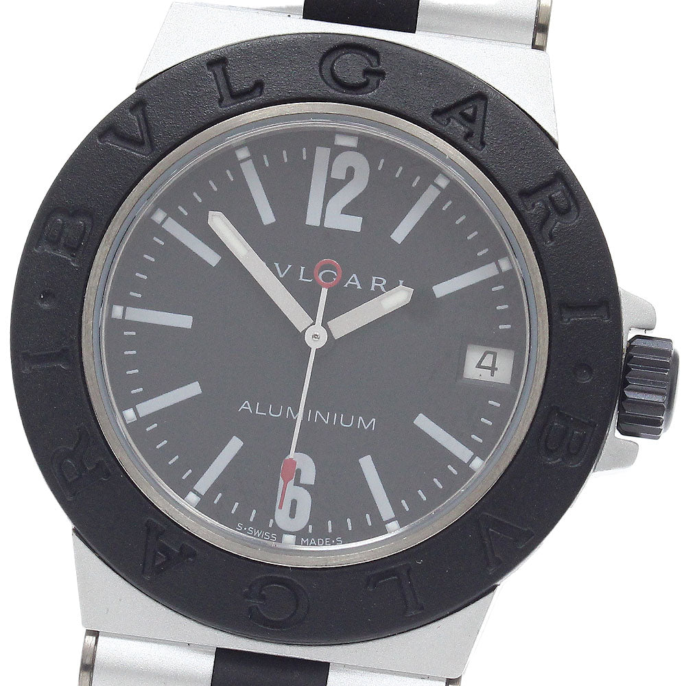 BVLGARI Aluminum AL32TA black Dial Quartz Boy's Watch_952833