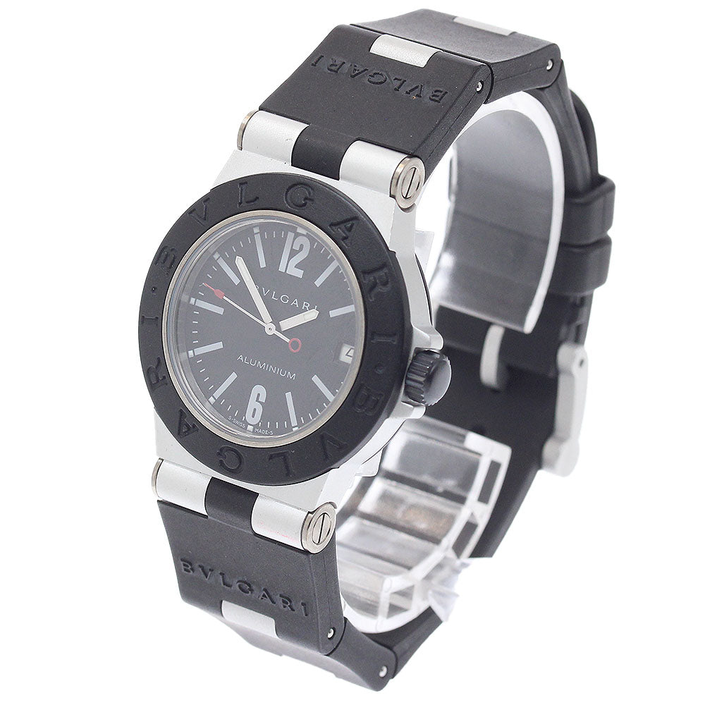 BVLGARI Aluminum AL32TA black Dial Quartz Boy's Watch_952833