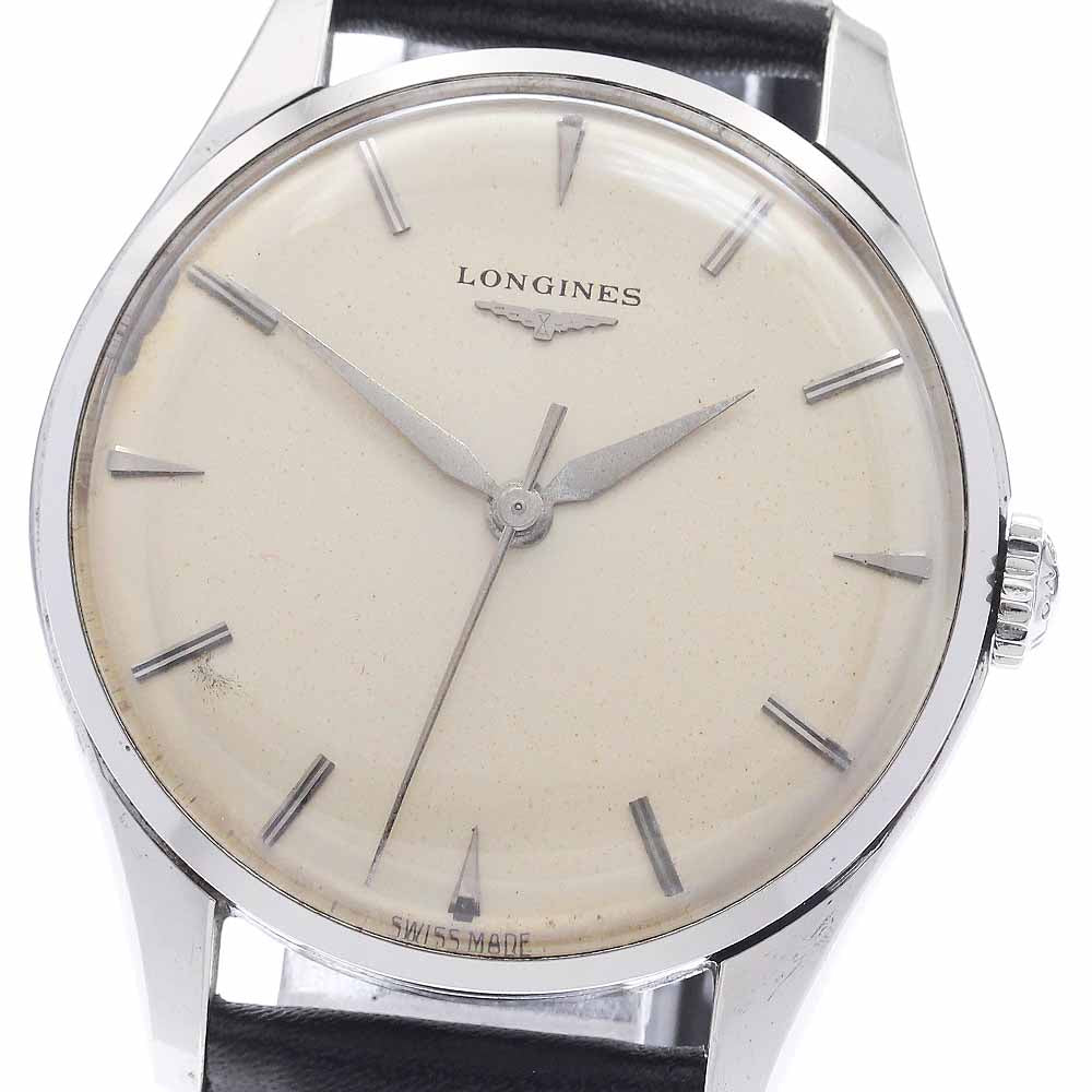 LONGINES Cal.12.68ZS Silver Dial Hand Winding Men's Watch_953019