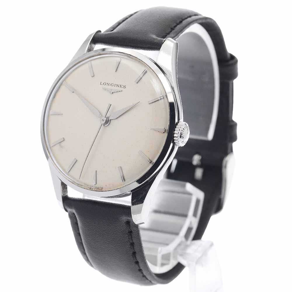 LONGINES Cal.12.68ZS Silver Dial Hand Winding Men's Watch_953019