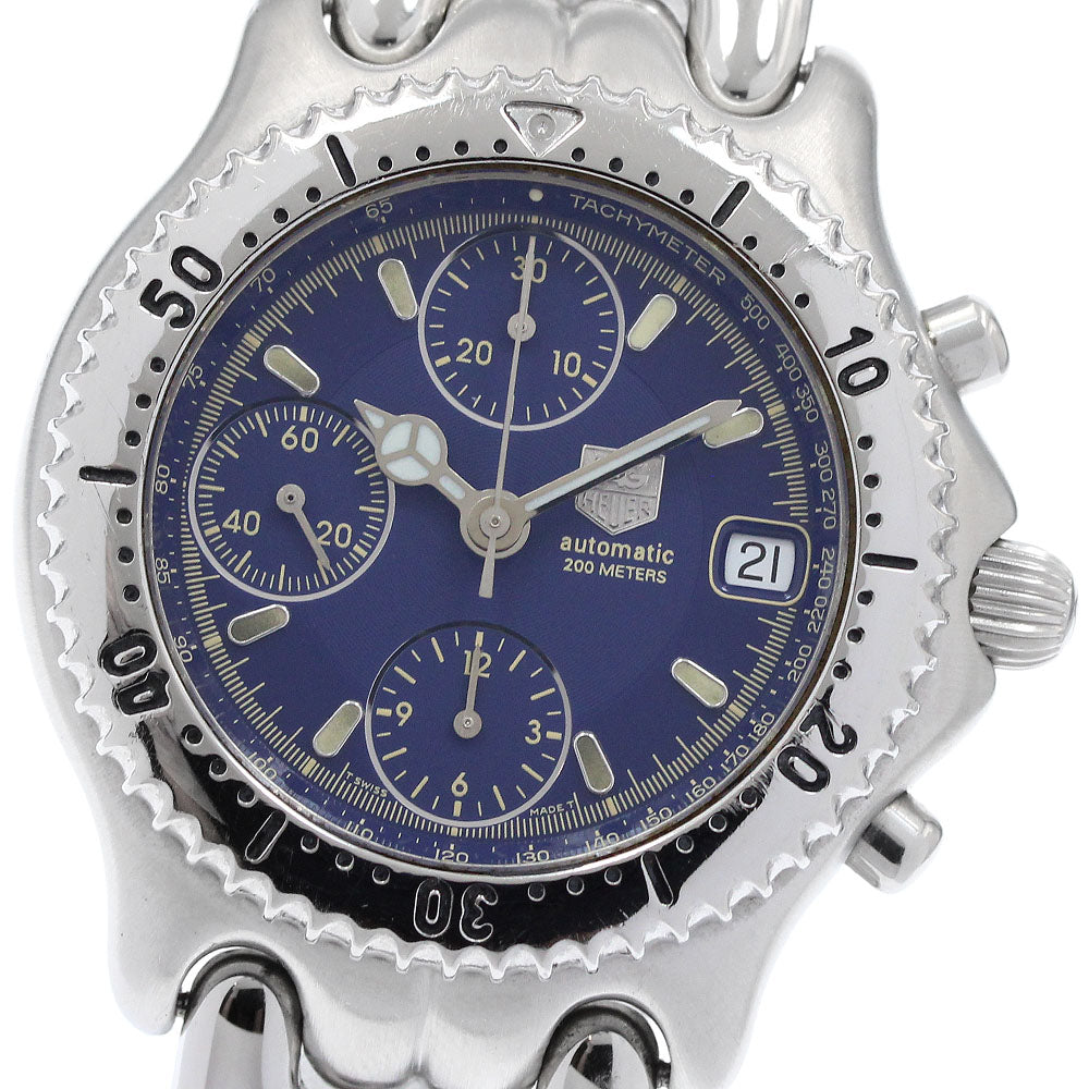 TAG HEUER S/el CG2111-R0 Chronograph Date Navy Dial Automatic Men's Watch_953227