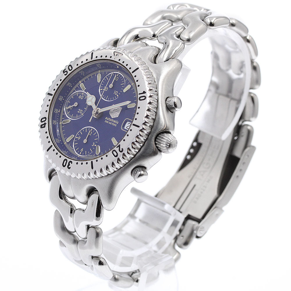 TAG HEUER S/el CG2111-R0 Chronograph Date Navy Dial Automatic Men's Watch_953227