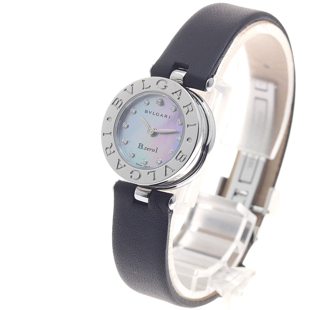 BVLGARI B-zero1 BZ22S 12P Diamond Blue Shell Dial Blue shell Dial Quartz Ladies Watch_953249