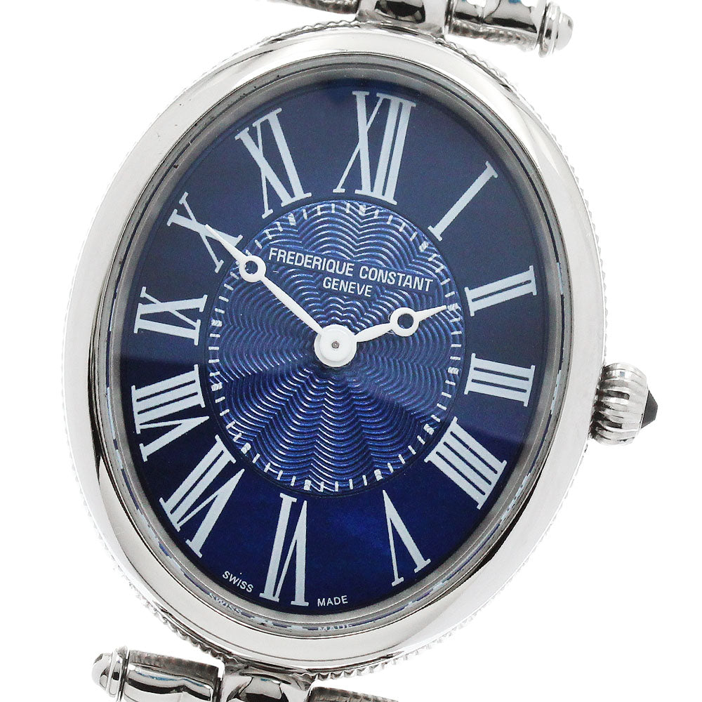 FREDERIQUE CONSTANT Art deco FC-200X2V/VD22/25/26 Blue shell Dial Quartz Ladies Watch_953347