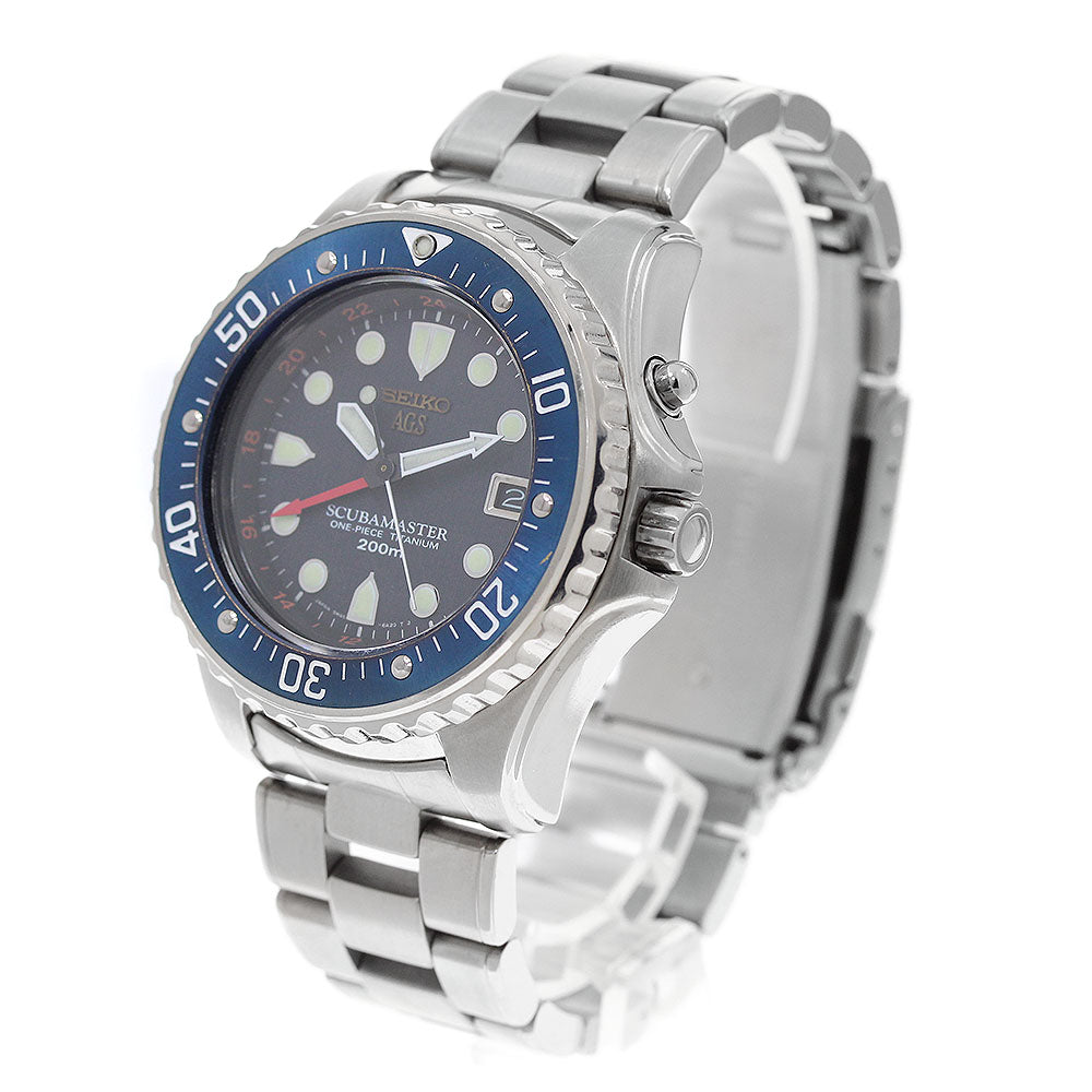 SEIKO ScubaMaster Kinetic SBCW003/5M45-6A30 GMT Auto quartz Men's Watch_953409