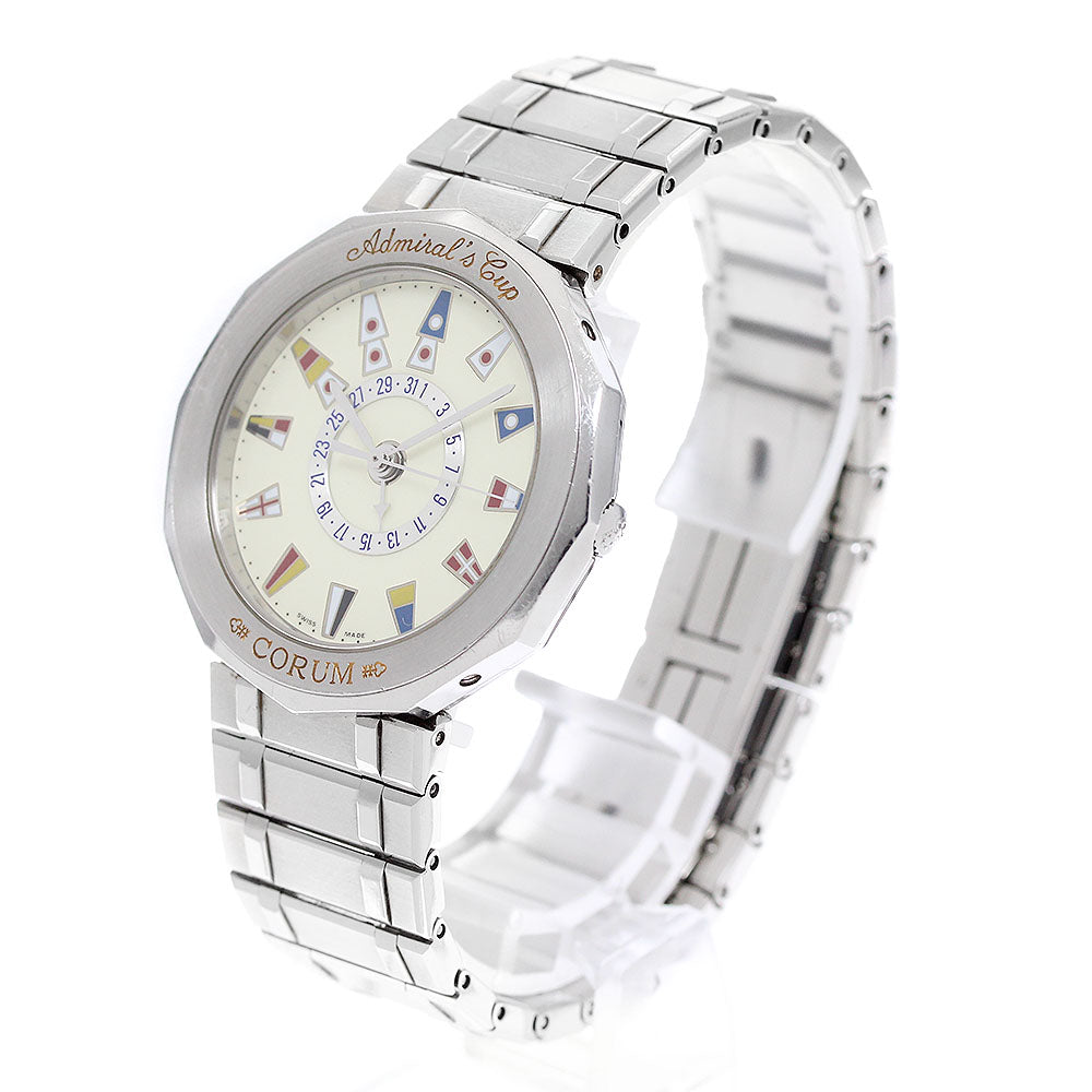 CORUM Admirals cup 263.810.20 V350 Date beige Dial Quartz Men's Watch_953436