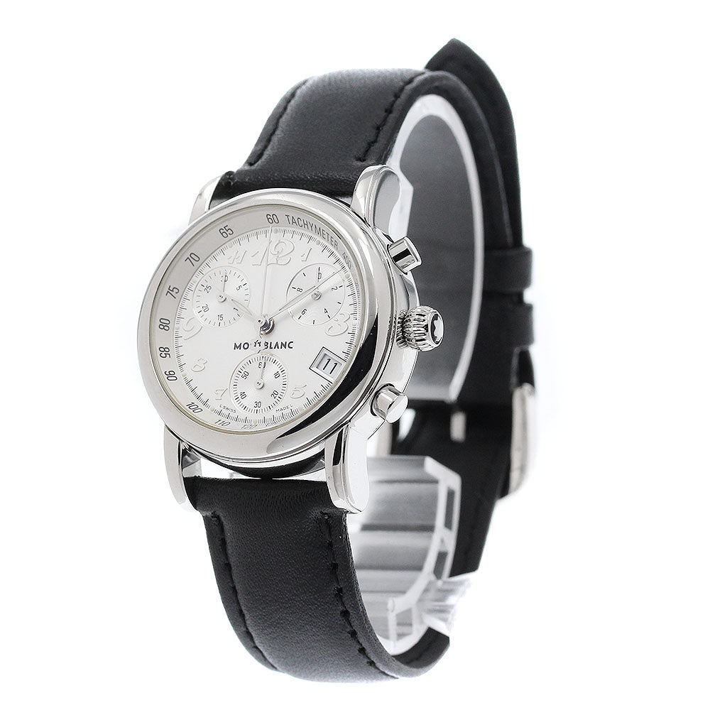 MONTBLANC Meisterstic 7039 Chronograph Silver Dial Quartz Ladies Watch_953437