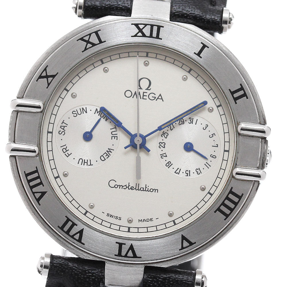 OMEGA Constellation Day date Silver Dial Quartz Men's Watch_953470