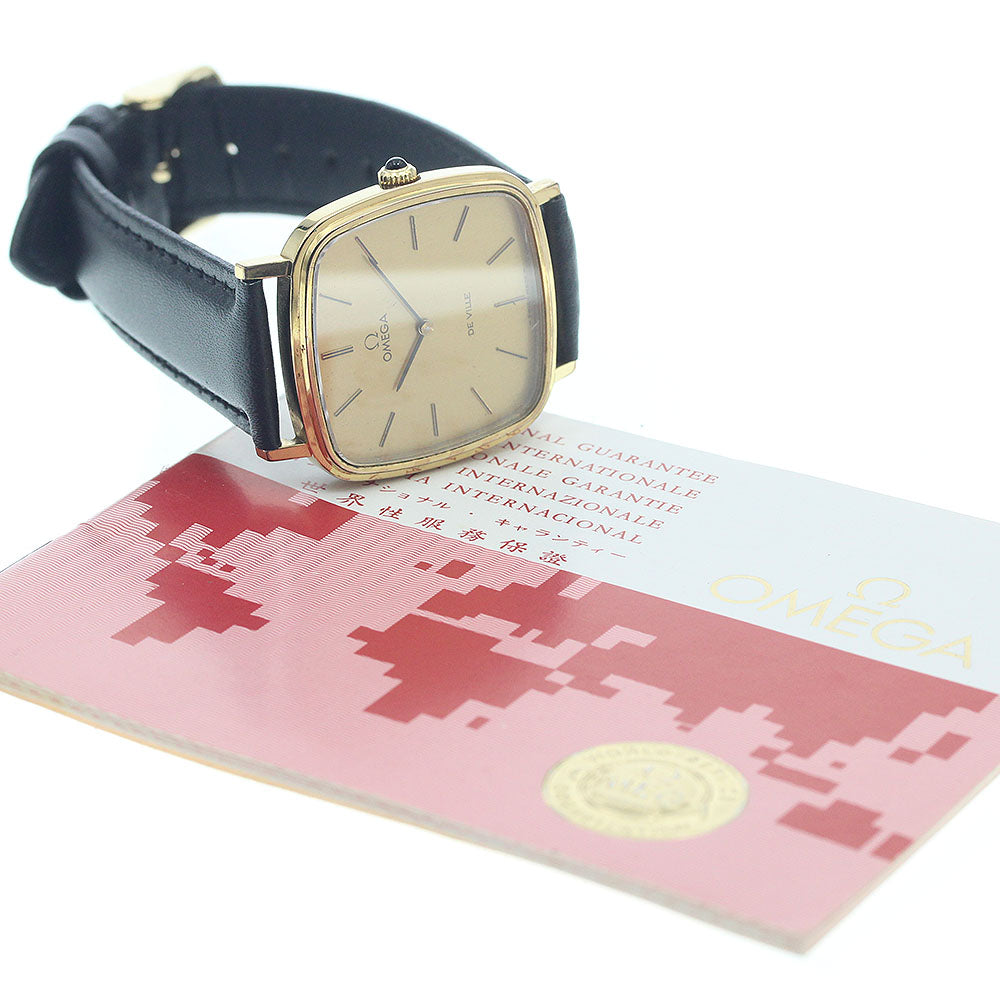 OMEGA De Ville Cal.625 111.0118 Square gold Dial Hand Winding Men's Watch_953478