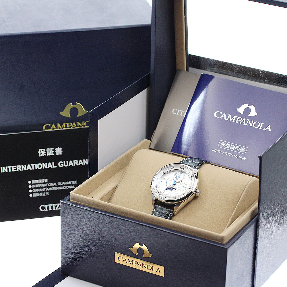 CITIZEN Campanola 6300-T023681/EC4000-03A Limited to 170 moon phases Silver Dial Quartz Ladies Watch_953503