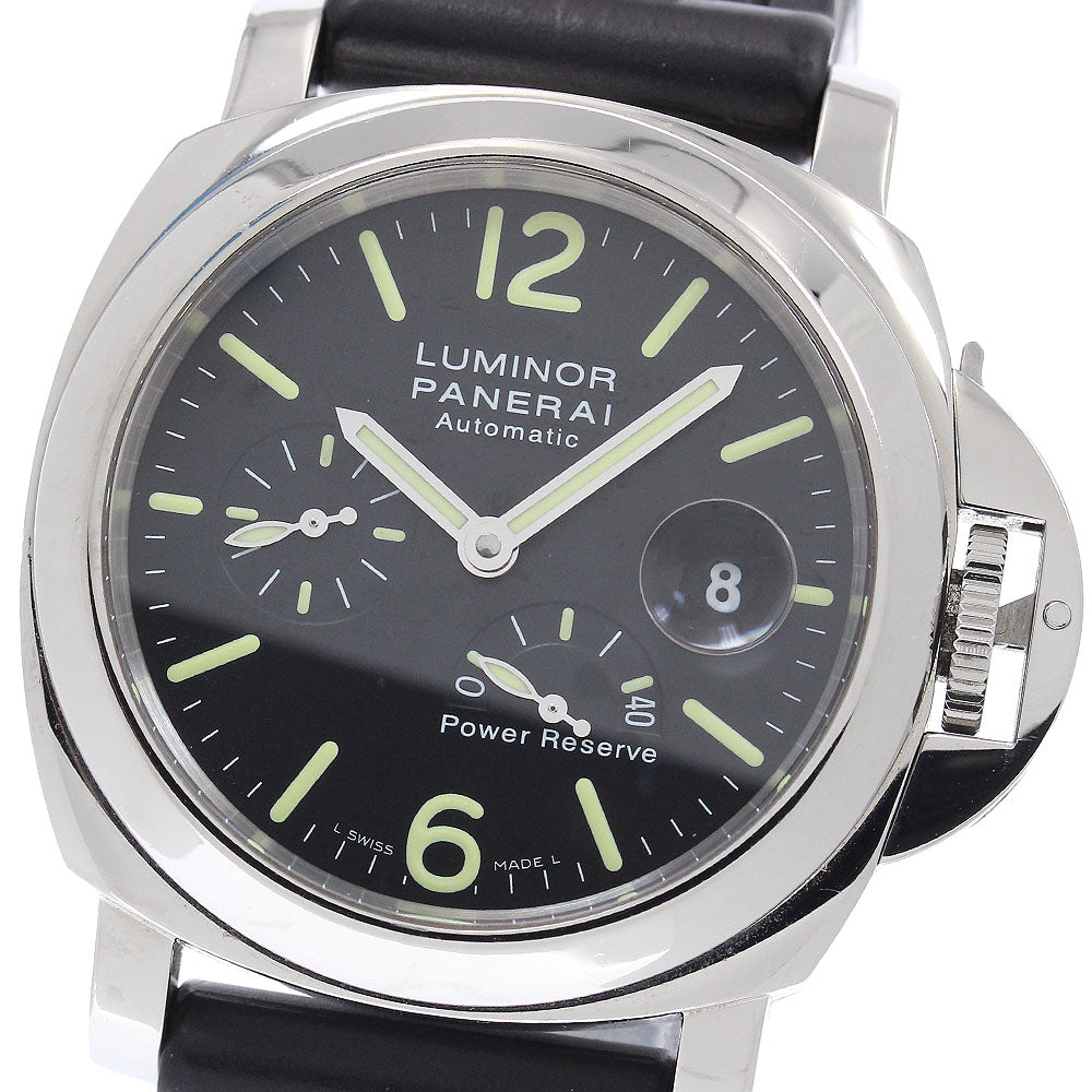 PANERAI Luminor PAM00090 Power reserve black Dial Automatic Men's Watch_953509