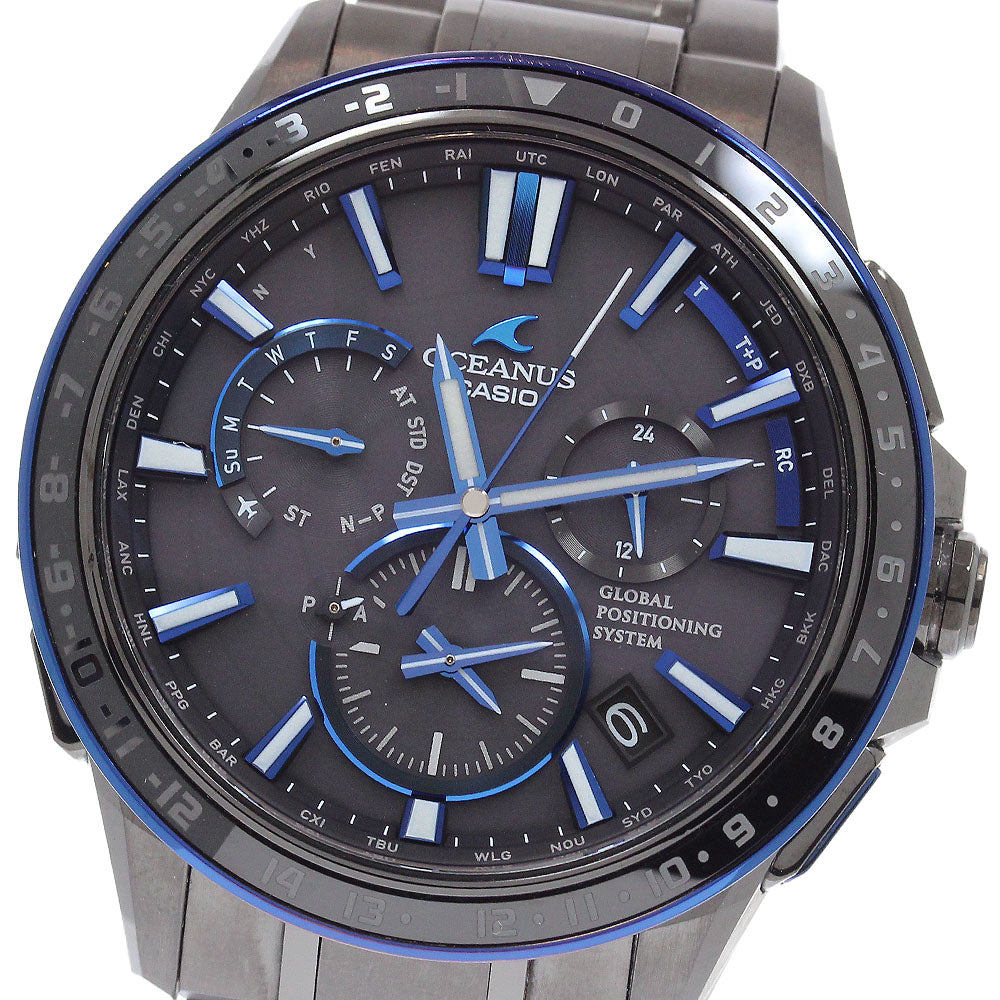 CASIO Oceanus OCW-G1200B-1AJF GPS Solar Powered Radio Men's Watch_953519