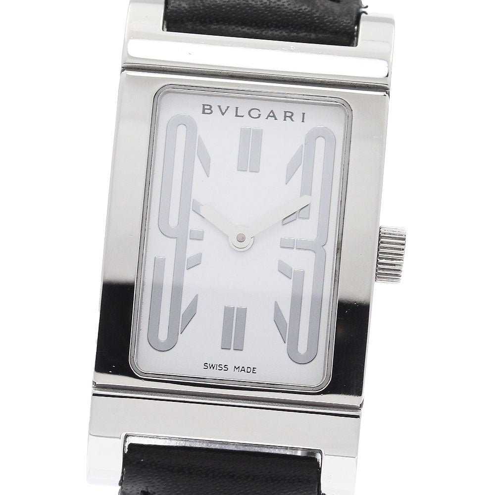 BVLGARI Rettangolo RT39S white Dial Quartz Ladies Watch_953521