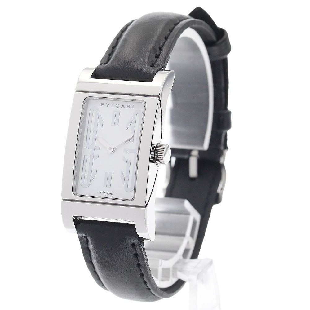 BVLGARI Rettangolo RT39S white Dial Quartz Ladies Watch_953521