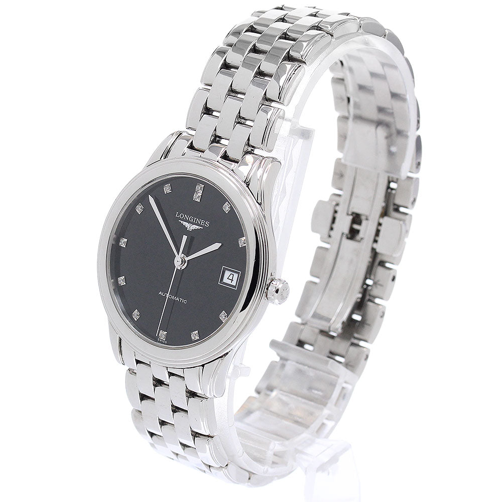 LONGINES Flagship L4.774.4 Date 12P black Dial Automatic Men's Watch_953539