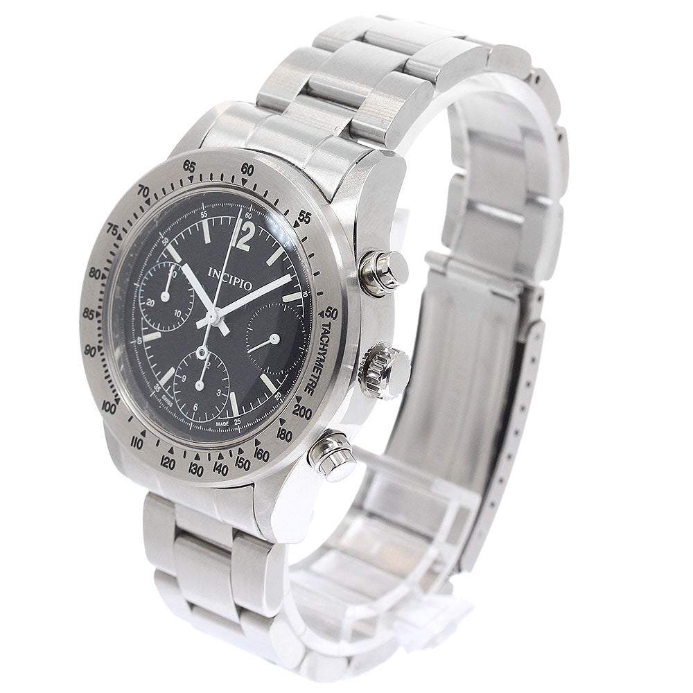 INCIPIO Ink Pio 11 316L Chronograph black Dial Automatic Men's Watch_953553