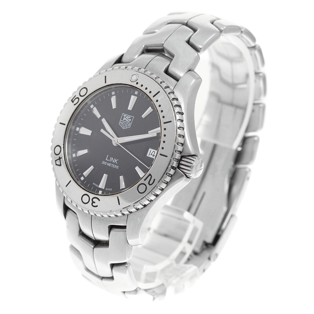 TAG HEUER Link WJ1110 Date Black Dial Quartz Men's Watch_953587