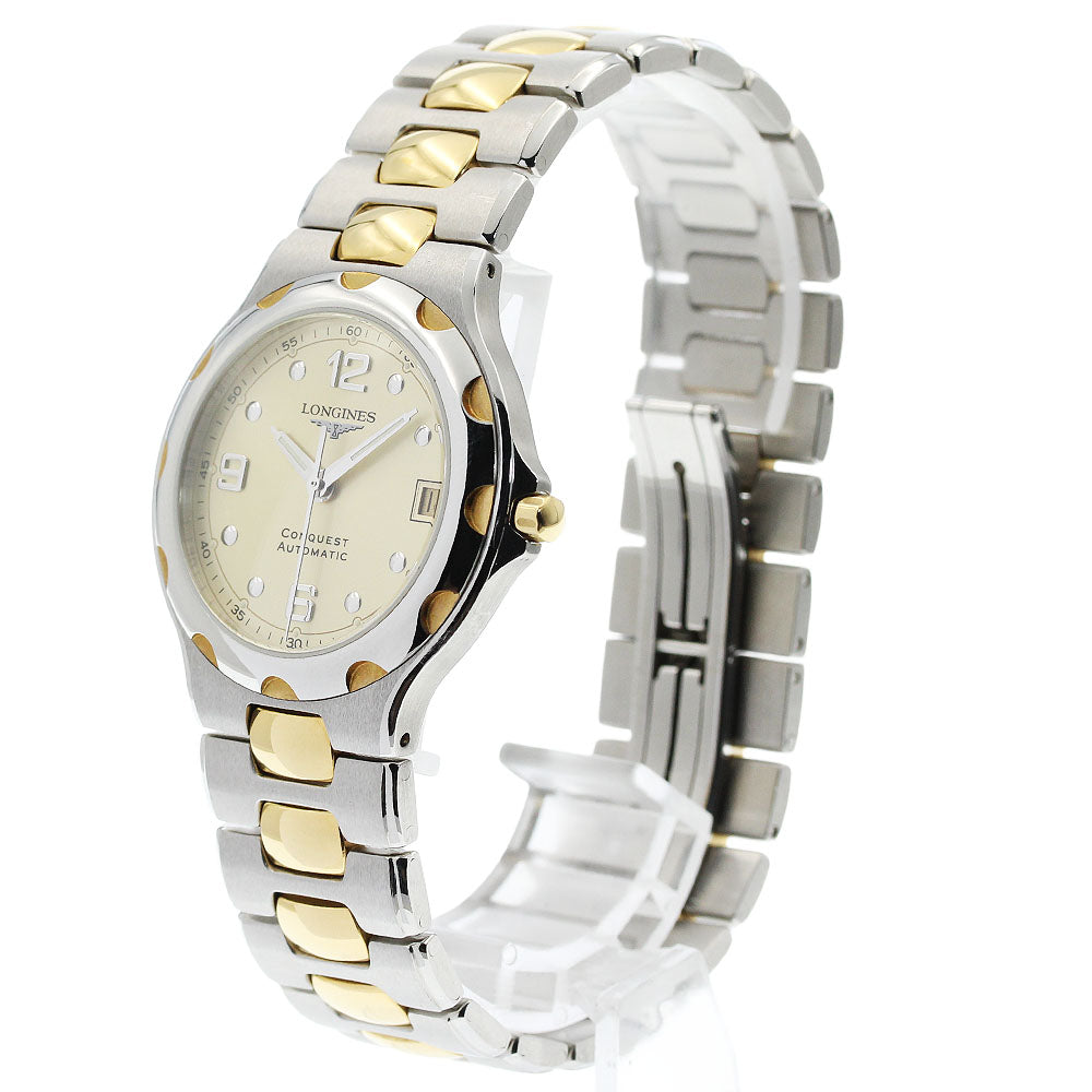 LONGINES Conquest L1.635.3 Date Gold Dial Automatic Men's Watch_953594