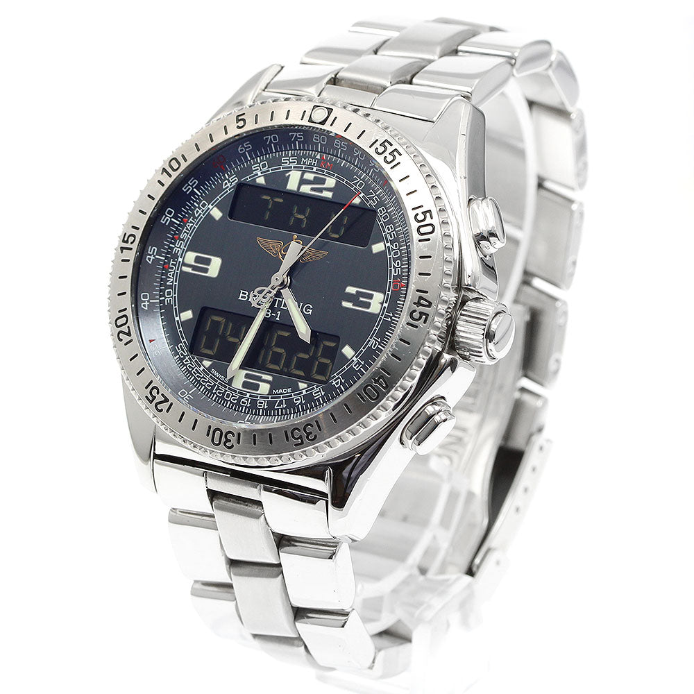 BREITLING B-1 A68362 gray Dial Quartz Men's Watch_953621