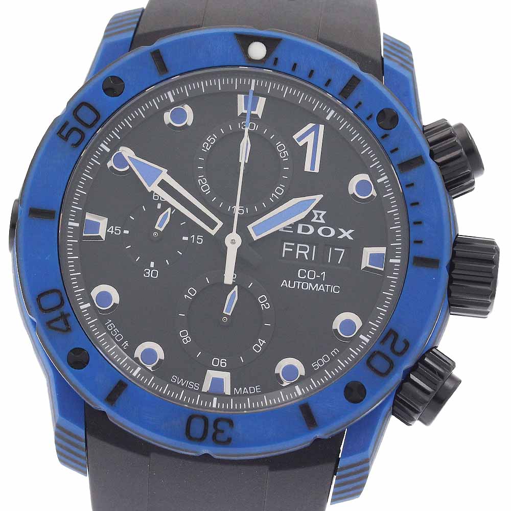 EDOX Chrono Offshore 1 Carbon 01125-CLNBUN-NINBU Automatic Men's Watch_953626