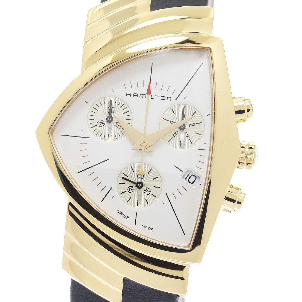 HAMILTON Ventura H244220/H24422751 Chronograph Silver Dial Quartz Men's_953627