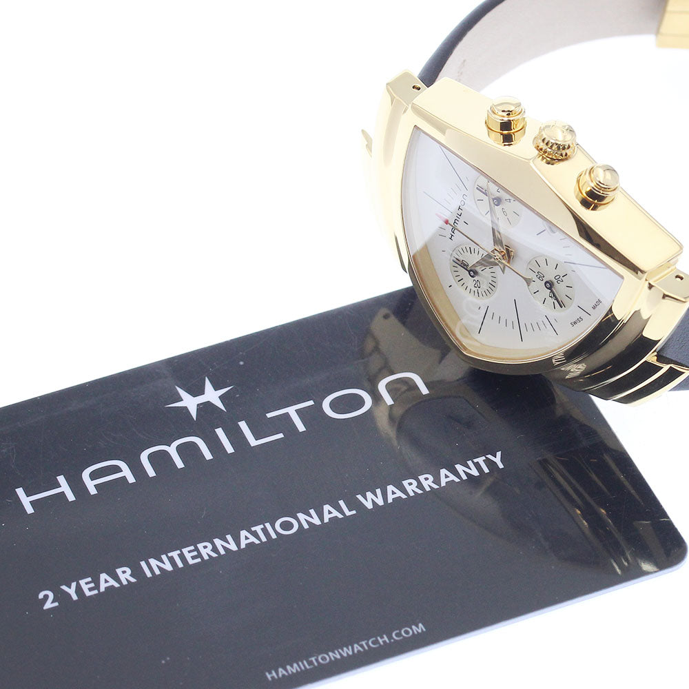 HAMILTON Ventura H244220/H24422751 Chronograph Silver Dial Quartz Men's_953627