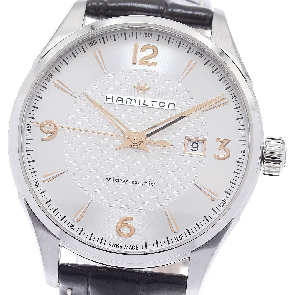 HAMILTON Jazzmaster Viewmatic H327550/H32755551 Silver Dial Automatic Men's Watch_953630