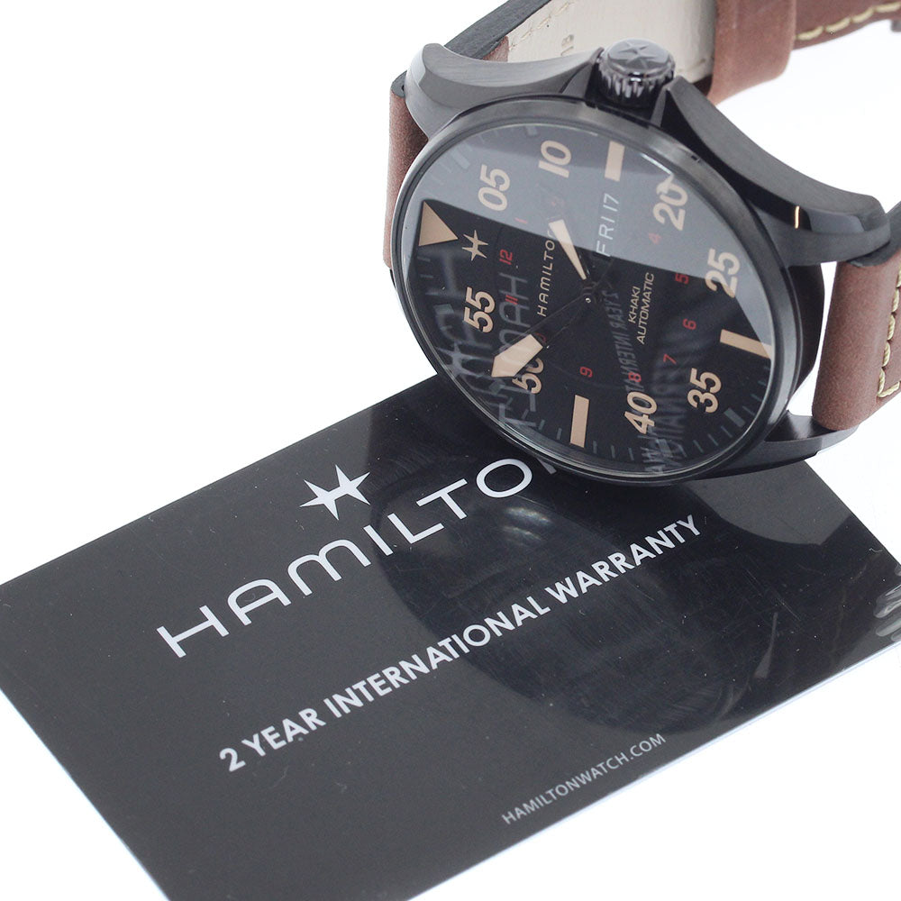 HAMILTON Khaki Aviation Pilot H647050/H64705531 Day date Automatic Men's_953633