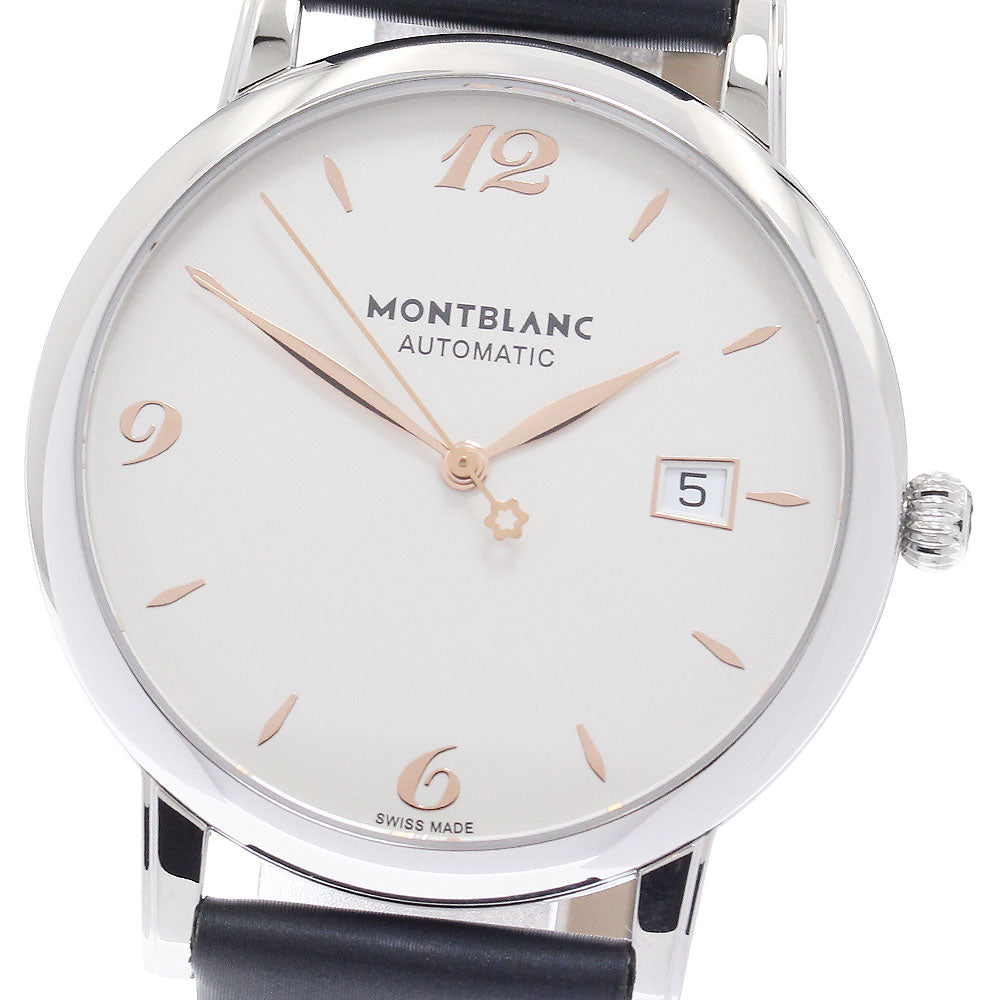 MONTBLANC Star 7298/110717 Date white Dial Automatic Men's Watch_953634