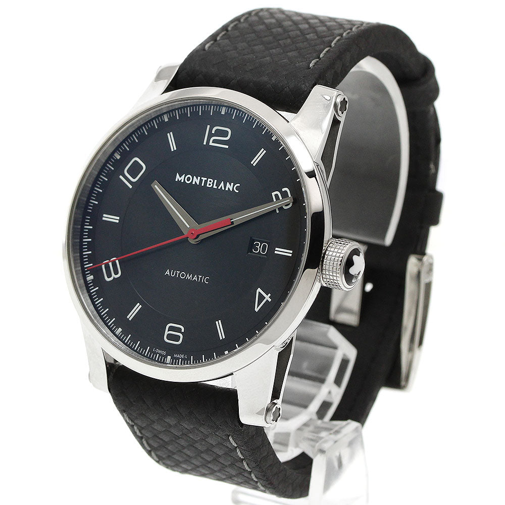 MONTBLANC Time walker 113877/7285 Date black Dial Automatic Men's Watch_953635