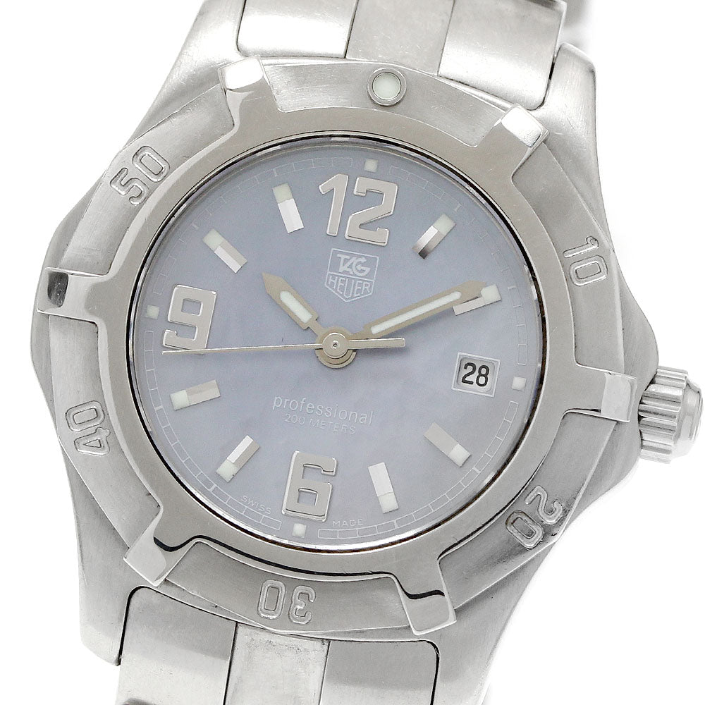 TAG HEUER Excursive WN1318.BA0333 Date Blue shell Dial Quartz Ladies Watch_953656