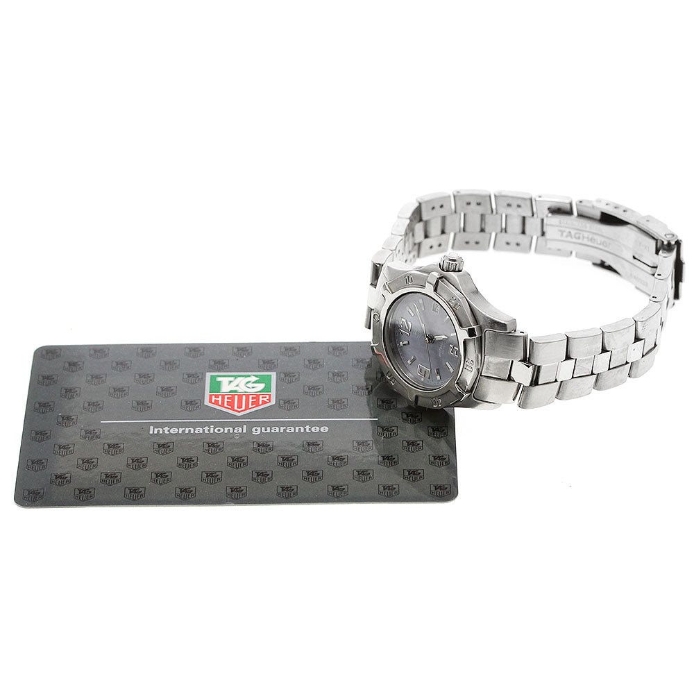 TAG HEUER Excursive WN1318.BA0333 Date Blue shell Dial Quartz Ladies Watch_953656