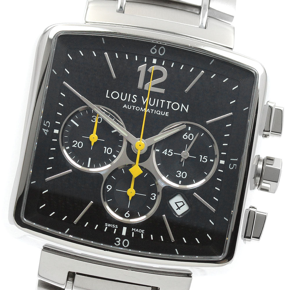 LOUIS VUITTON Speedy Q212G Chronograph Black Dial Automatic Men's Watch_954076