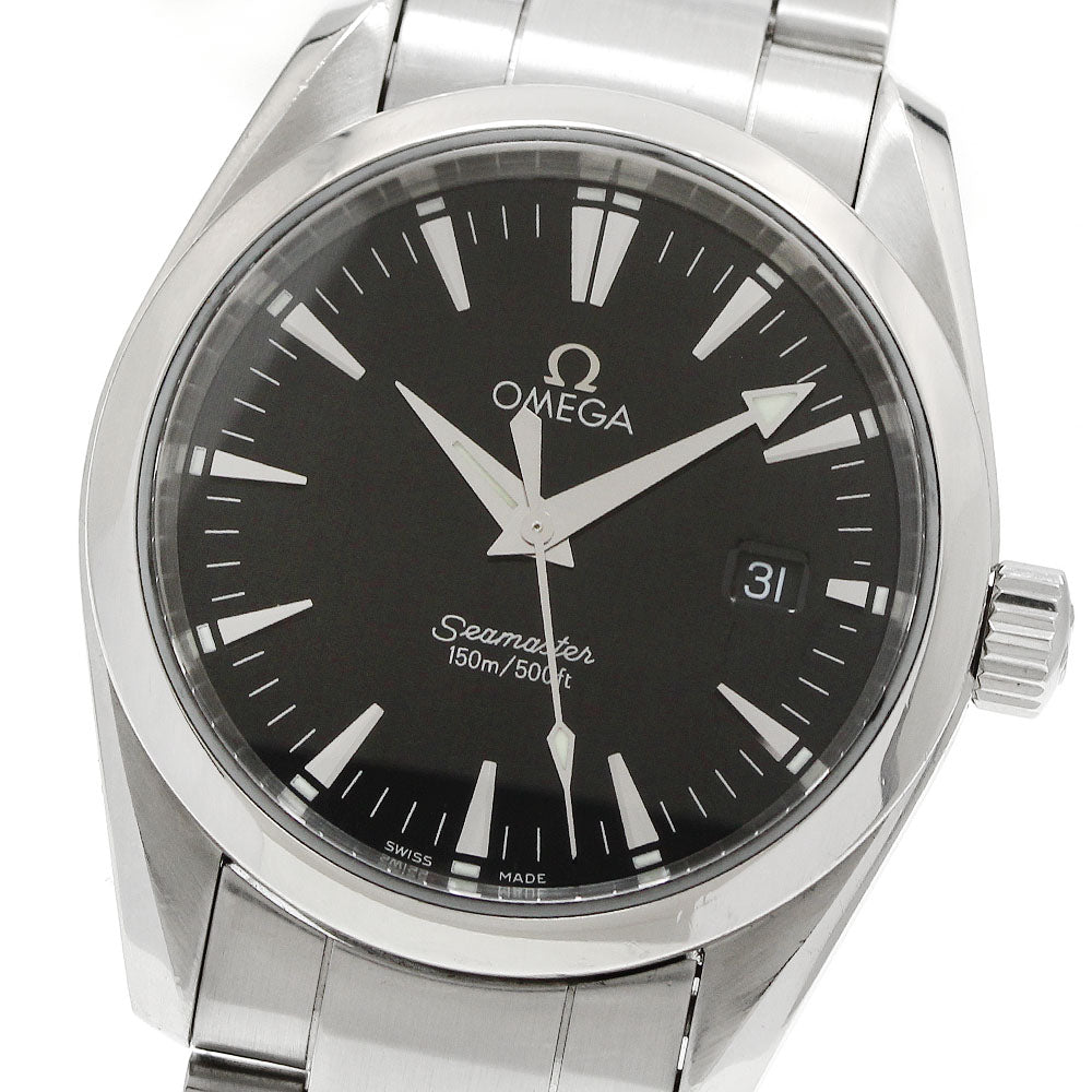 OMEGA Seamaster Aqua Terra 2518.50 Date Black Dial Quartz Boy's Watch_954094
