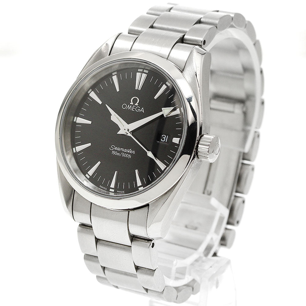 OMEGA Seamaster Aqua Terra 2518.50 Date Black Dial Quartz Boy's Watch_954094
