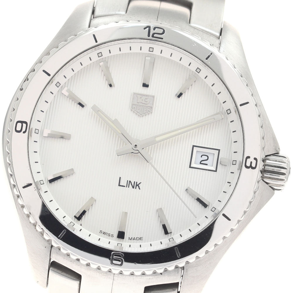 TAG HEUER Link WAT1111 Date Silver Dial Quartz Men's Watch_954166