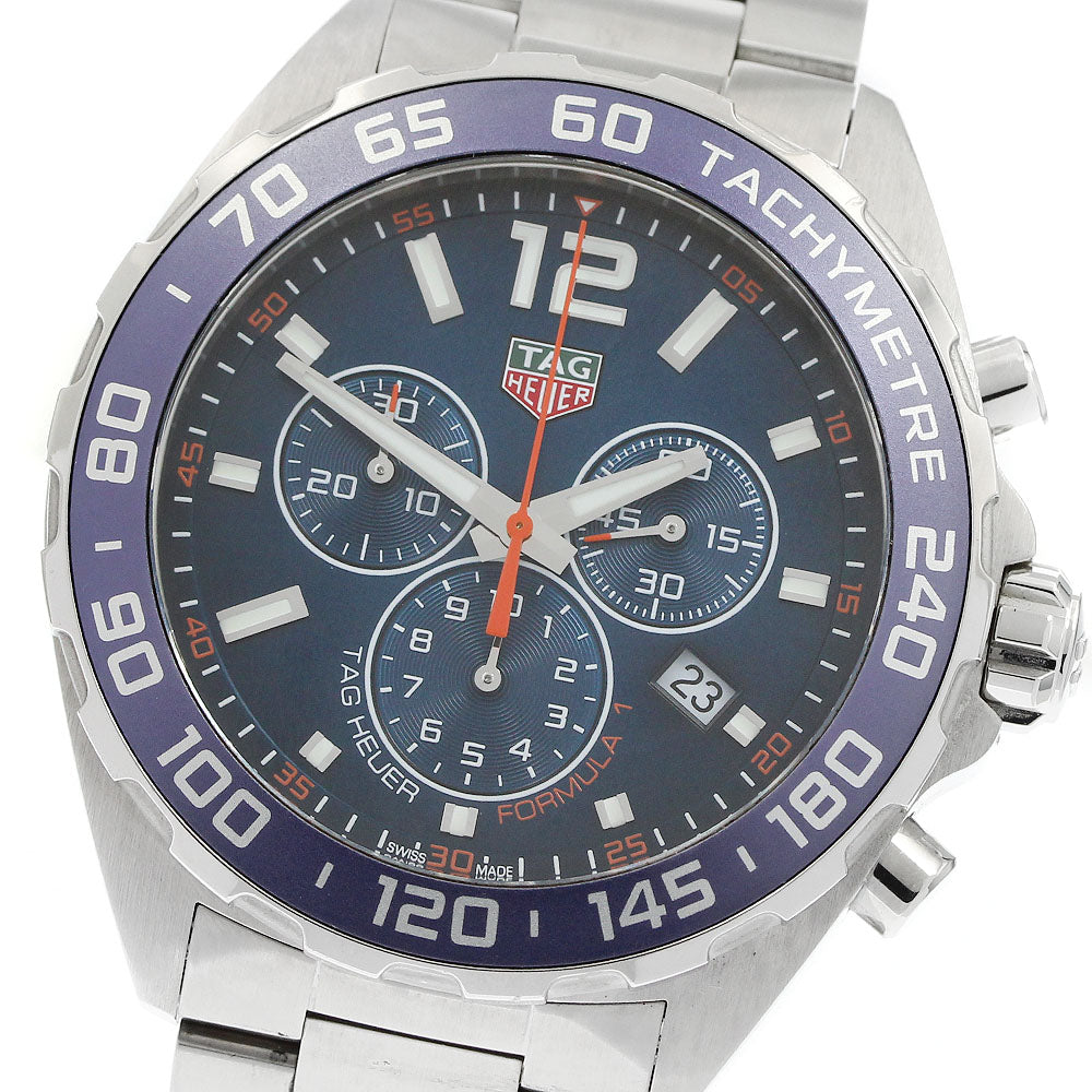 TAG HEUER Formula 1 CAZ1014 Chronograph Blue Dial Quartz Men's Watch_954197