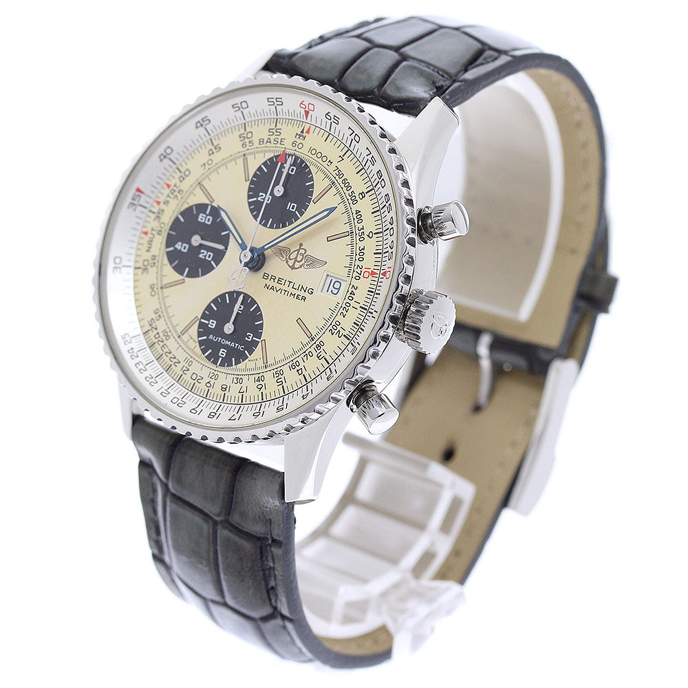 BREITLING Old Navitimer A13022 Date Chronograph Beige / black Dial Automatic Men's Watch_954204