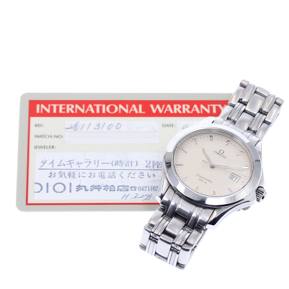 OMEGA Seamaster120 2511.33 Date Silver Dial Quartz Men's Watch_954206