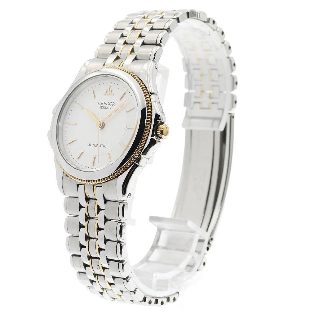SEIKO CREDOR Pacificique 4S71-6A00/GCBB996 white Dial Automatic Men's_954210