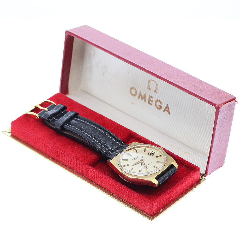 OMEGA Geneve 166.0118 Date Cal.1481 Gold Dial Automatic Men's Watch_954216