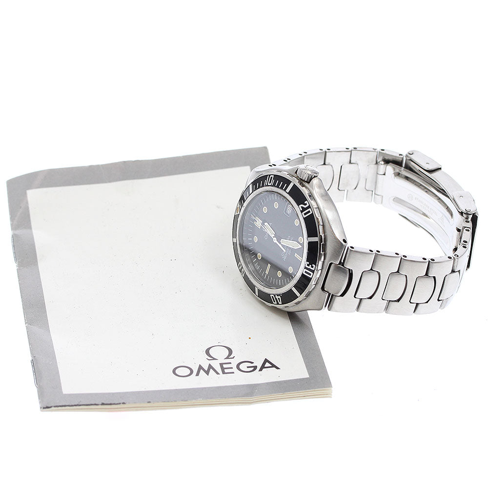 OMEGA Seamaster 200m Date Black Dial Quartz Men's Watch_954217
