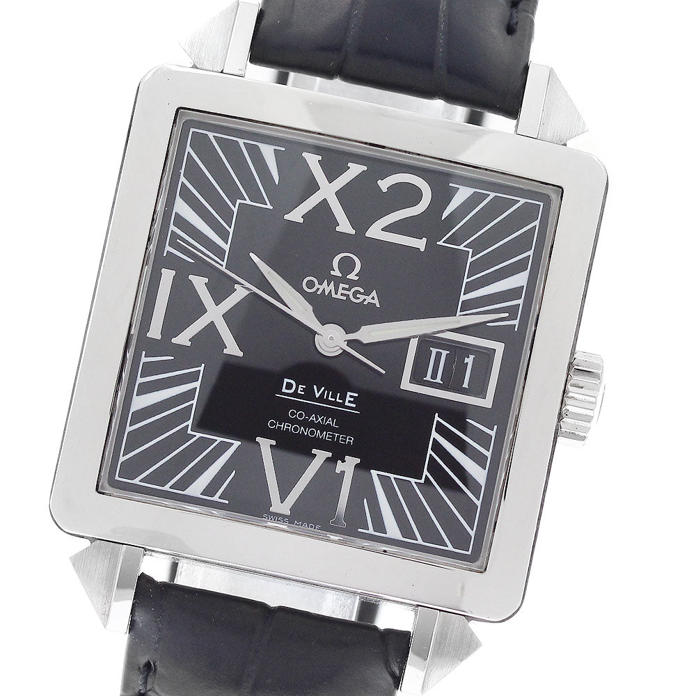 OMEGA De Ville Co-Axial X2 7813.50.31 Big date black Dial Automatic Men's Watch_954222