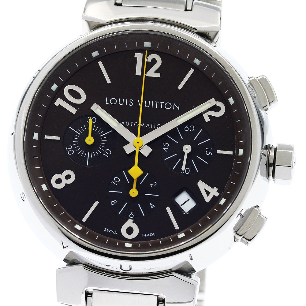 LOUIS VUITTON Tambour Q1121 Date Chronograph Automatic Men's Watch_954223