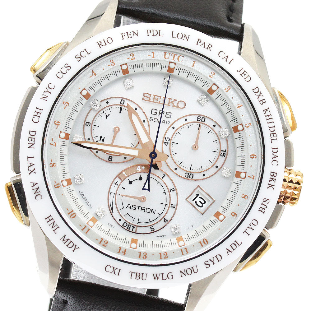 SEIKO Limited Astron Resorts 8X82-0AE0/SBXB021 Solar Powered Radio Men's_954228