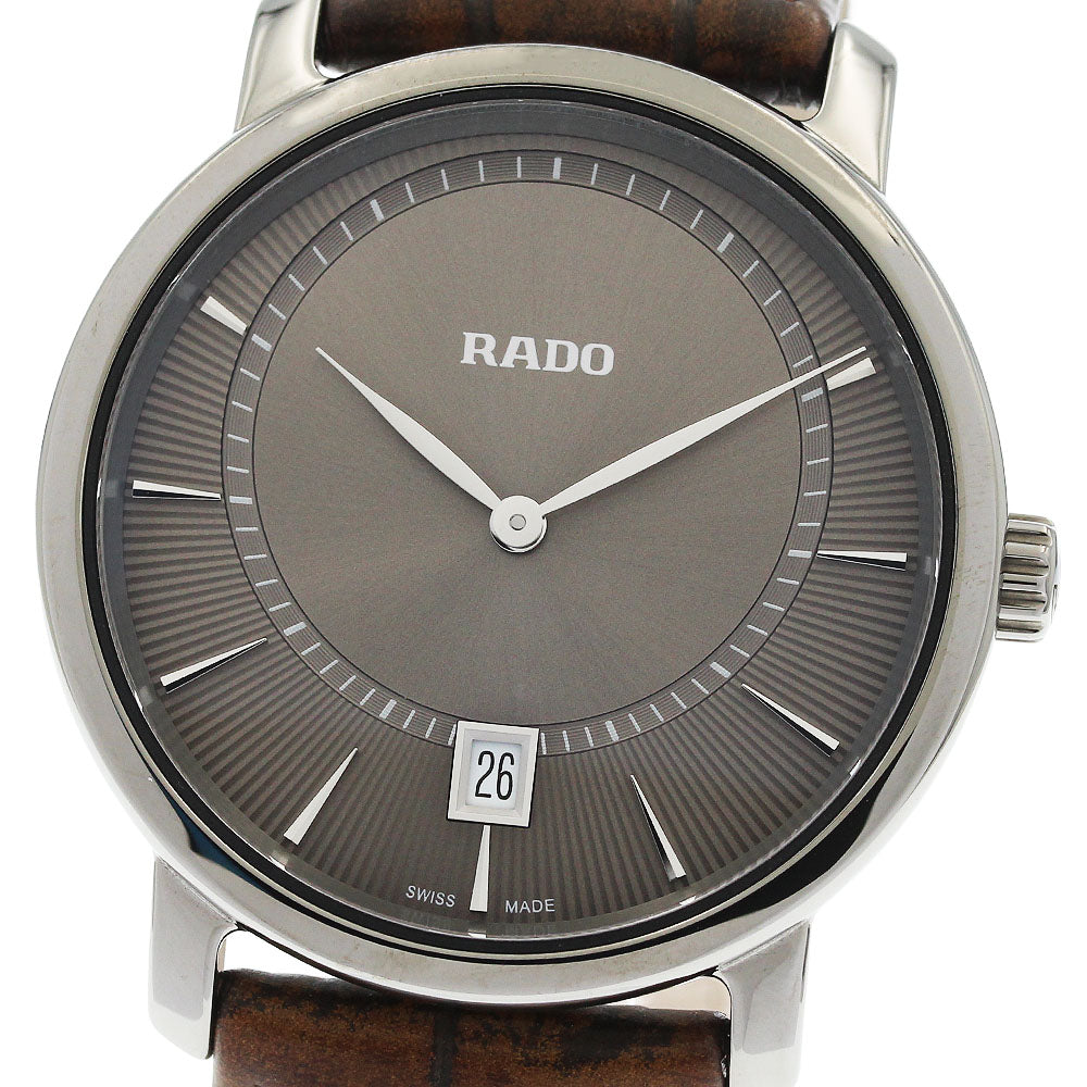 RADO Dia Master 271.0135.3 Date gray Dial Quartz Men's Watch_954234