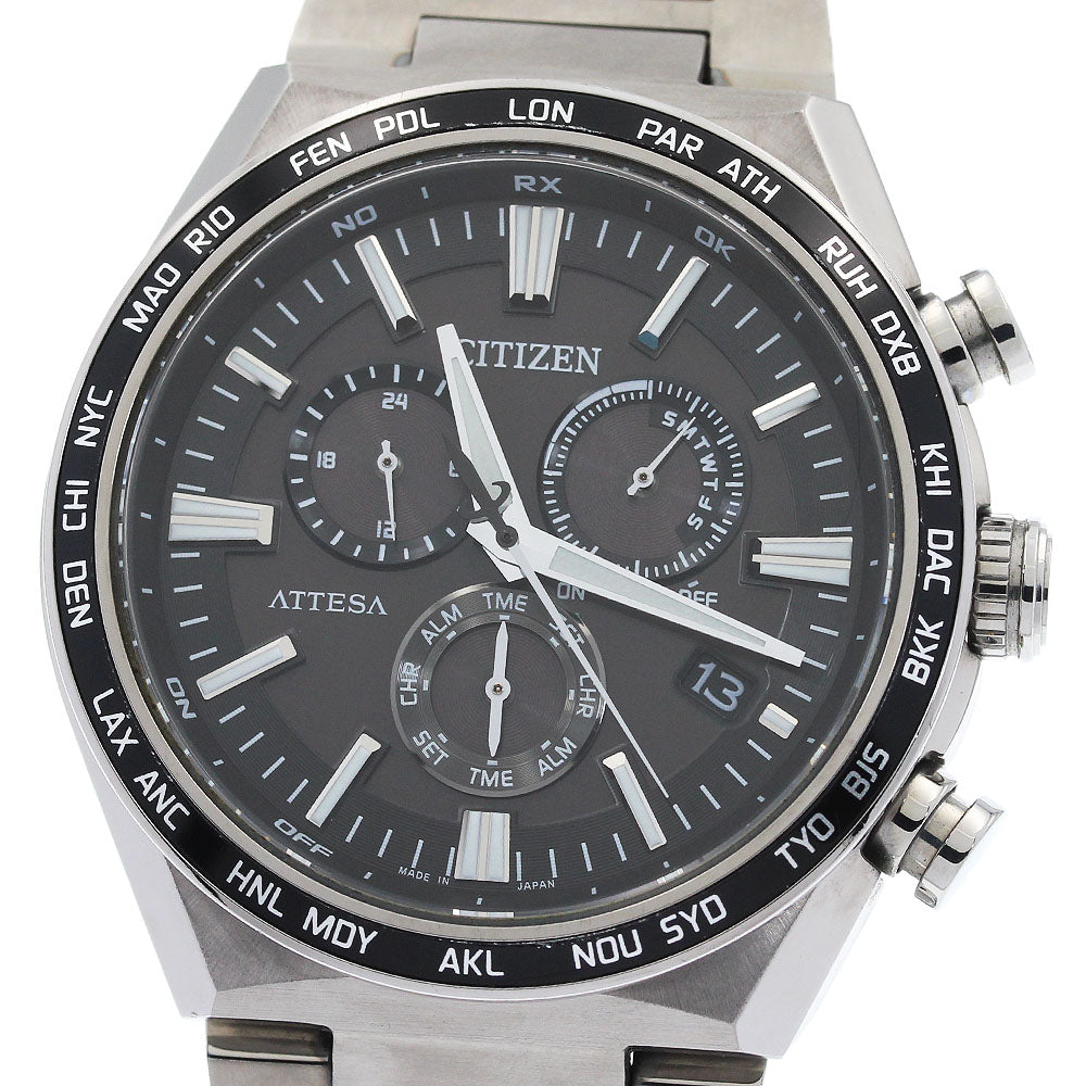 CITIZEN Atessa Actline CB5966-69E/E660-007C801 Solar Powered Radio Men's_954246
